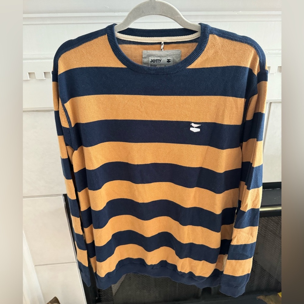 Jetty Marine Supply Co, Men's Premium Knit Sweater, Size Men’s L